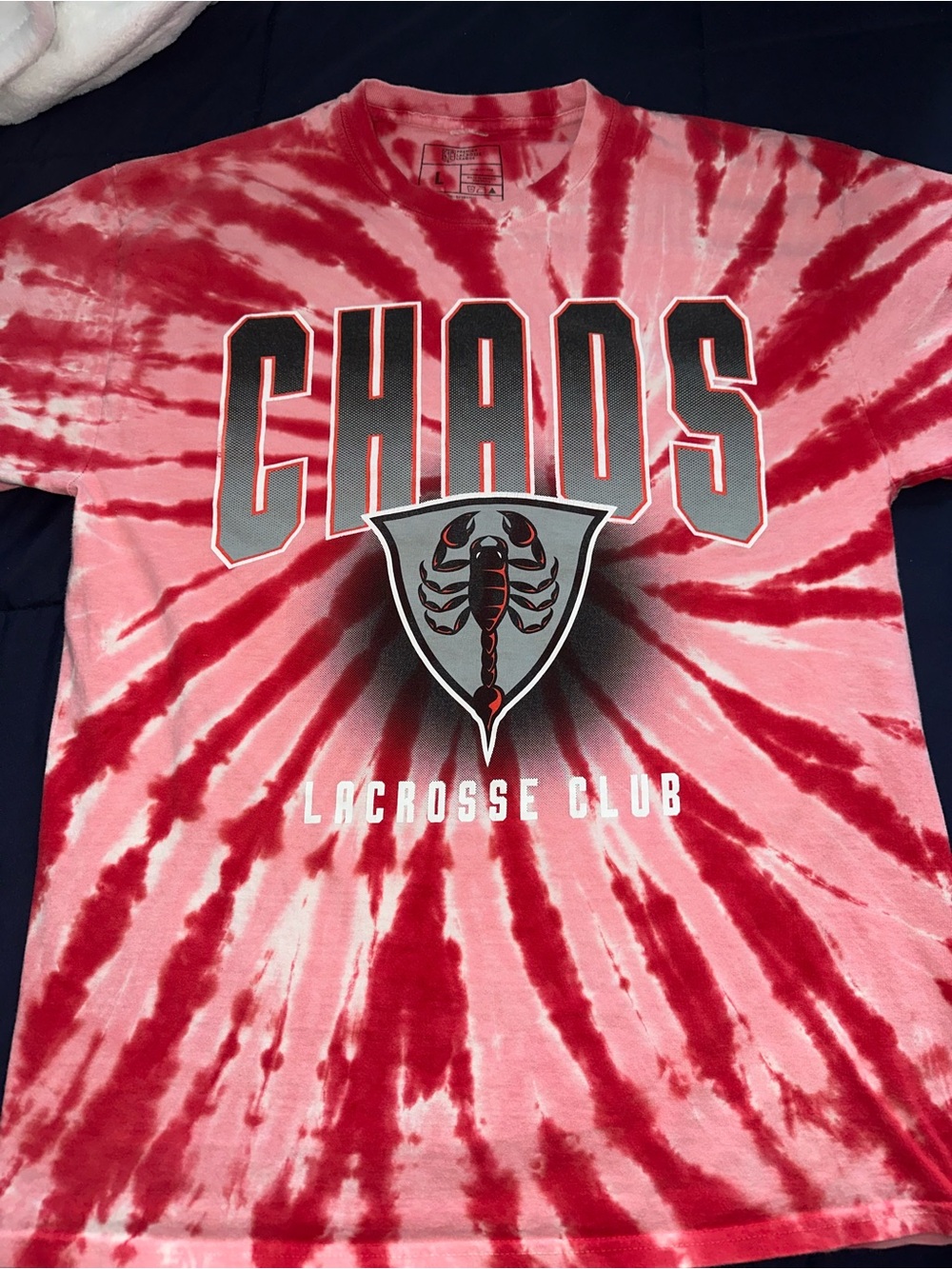 Chaco Tie-Dye Short Sleeve Tee - Red/Pink